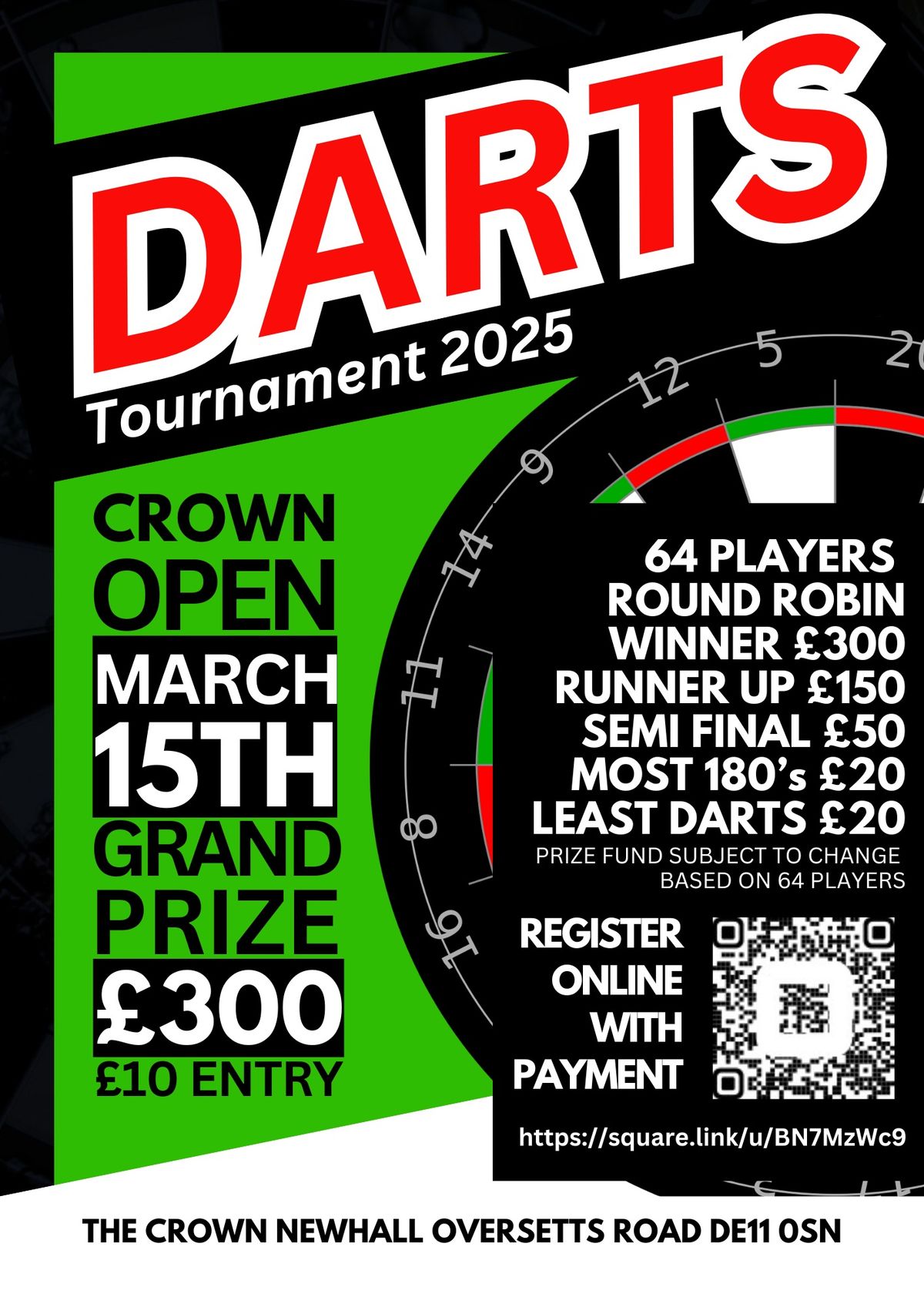 Crown Open Darts Tournament 