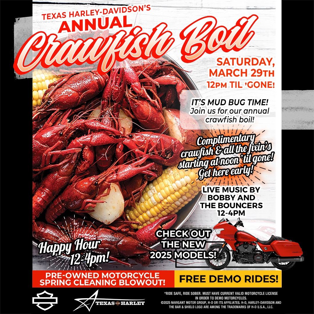 Crawfish \ud83e\udd9e Boil at Texas Harley-Davidson Bedford