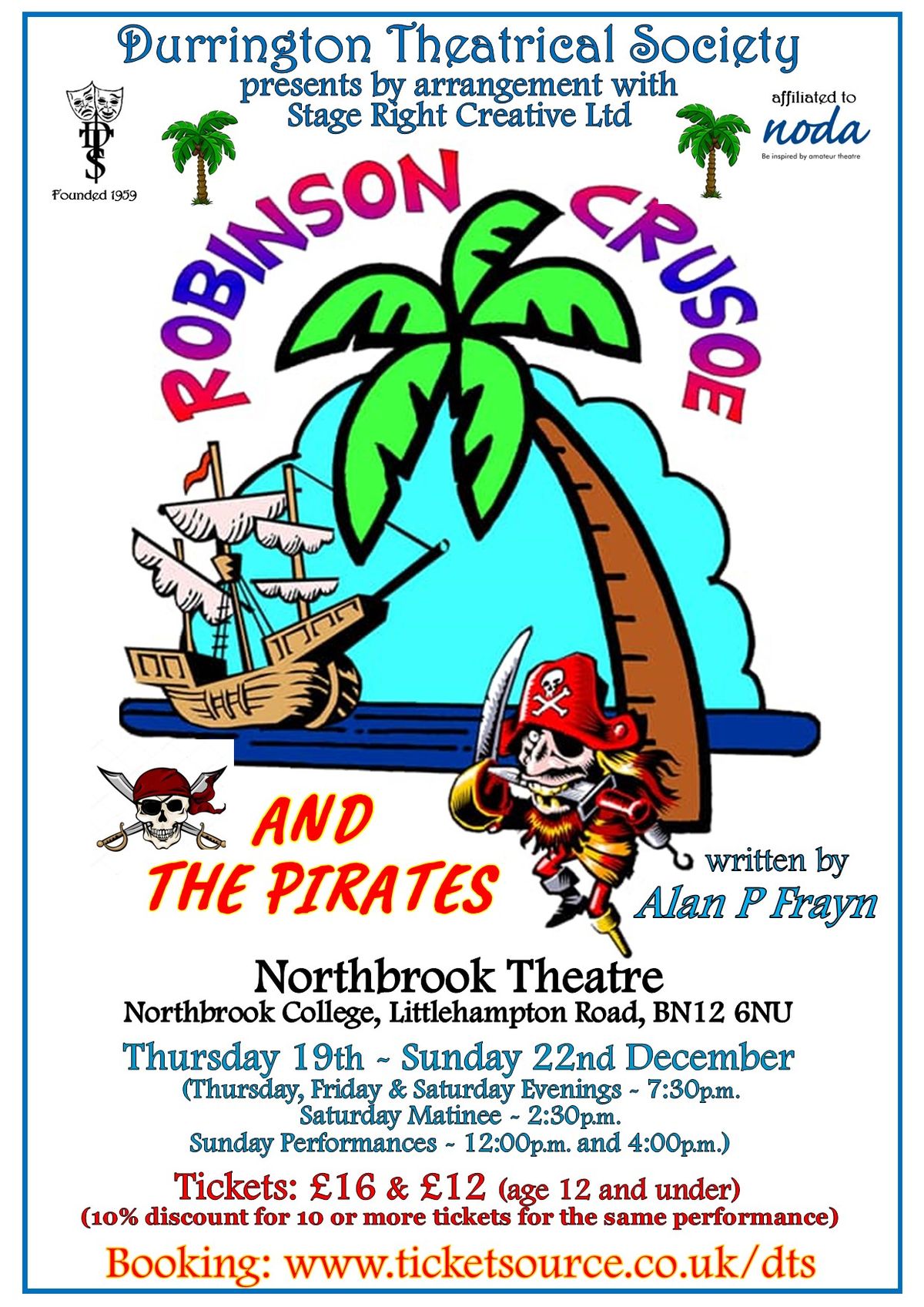 PANTO - Robinson Crusoe and the Pirates