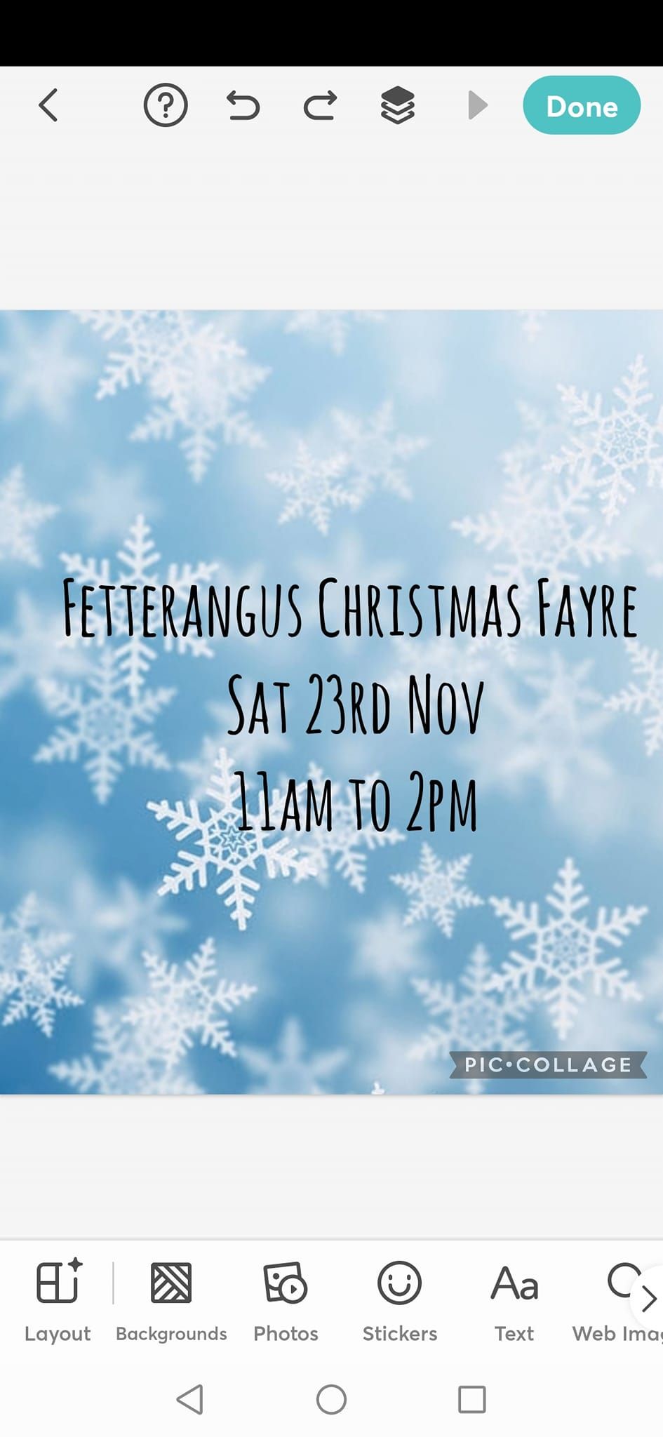 Fetterangus Christmas Fayre 