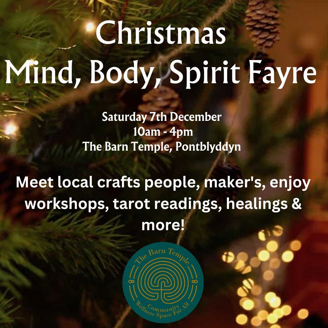 Christmas Mind, Body, Spirit Fayre at The Barn Temple 