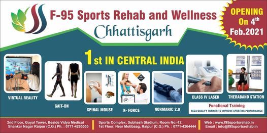 Grand opening SS F-95 Sports Rehab and wellness Chhattisgarh
