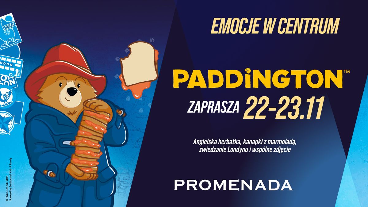 Spotkanie z Paddingtonem w Promenadzie \u2013 Czas na przygod\u0119!