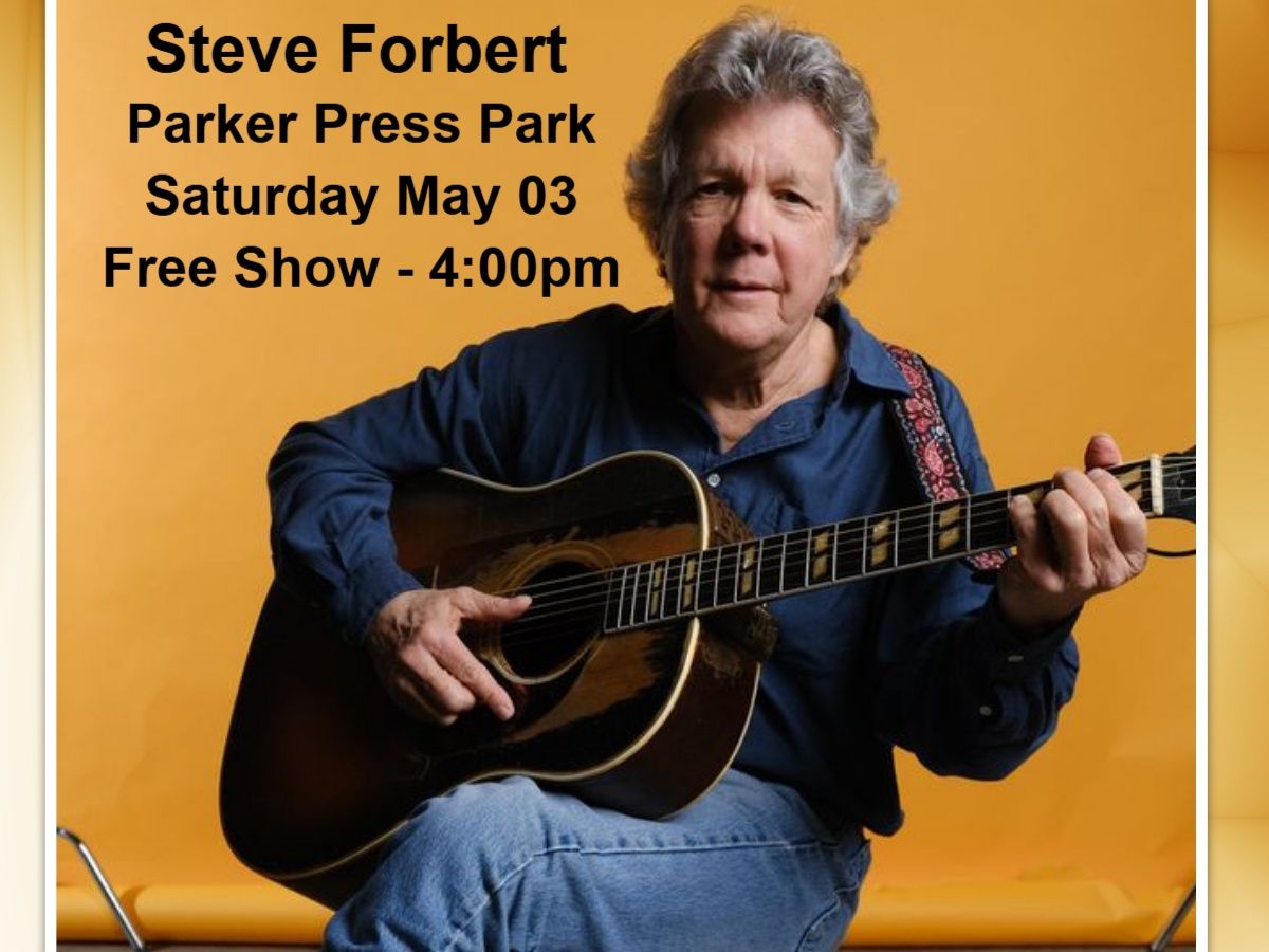 Steve Forbert in Parker Press Park