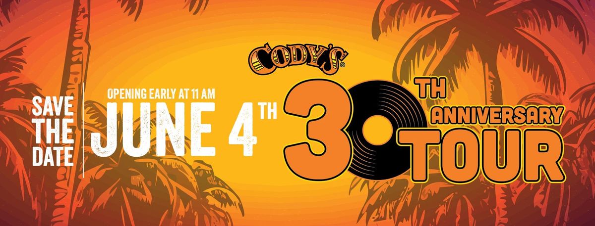 Cody's 30th Anniversary Tour