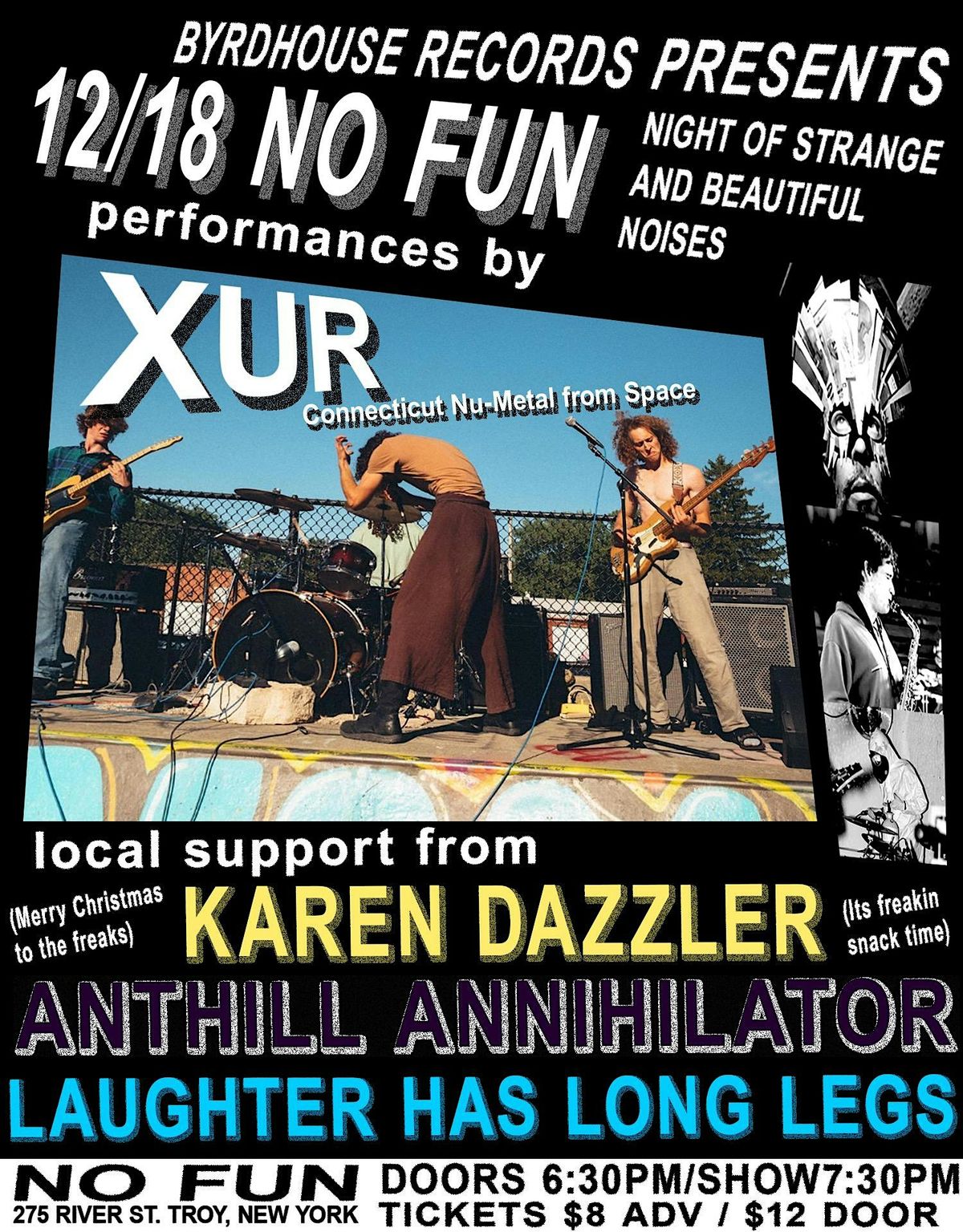 Xur\/ Karen Dazzler\/ Anthill Annihilator\/ Laughter Has Long Legs