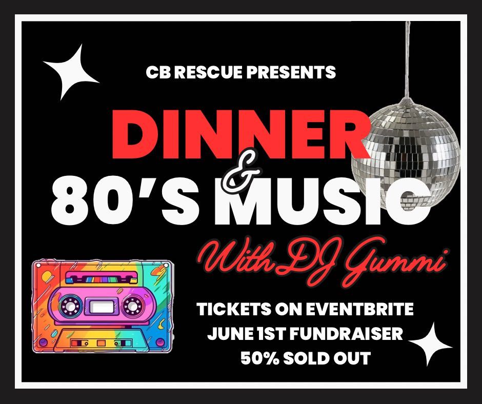 CB Rescue Dinner, 80s Dance and Designer Bag and Booze Bingo