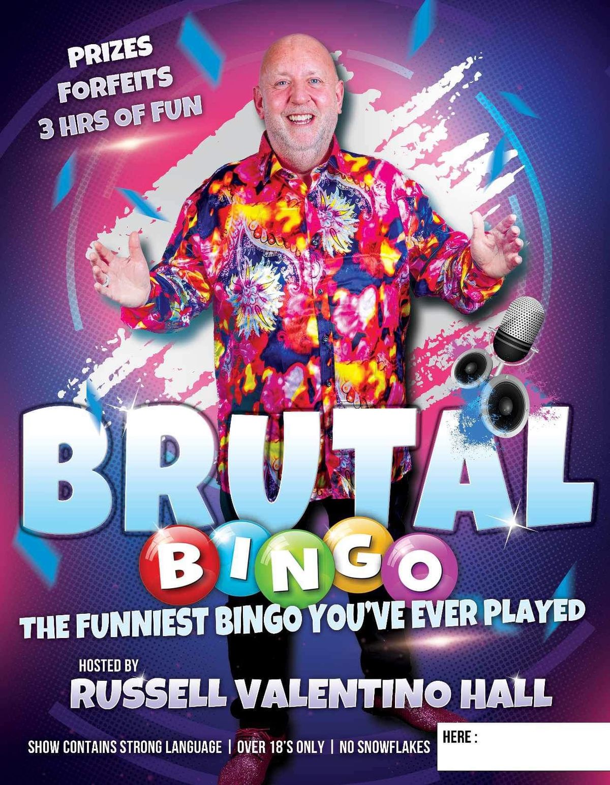 Brutal Bingo with Russel Valentino Hall