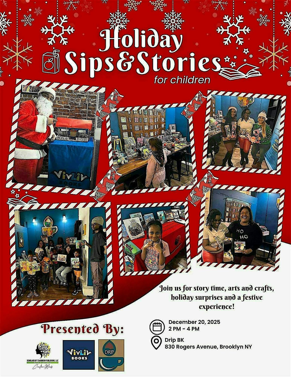 Holiday Sips & Stories for Children