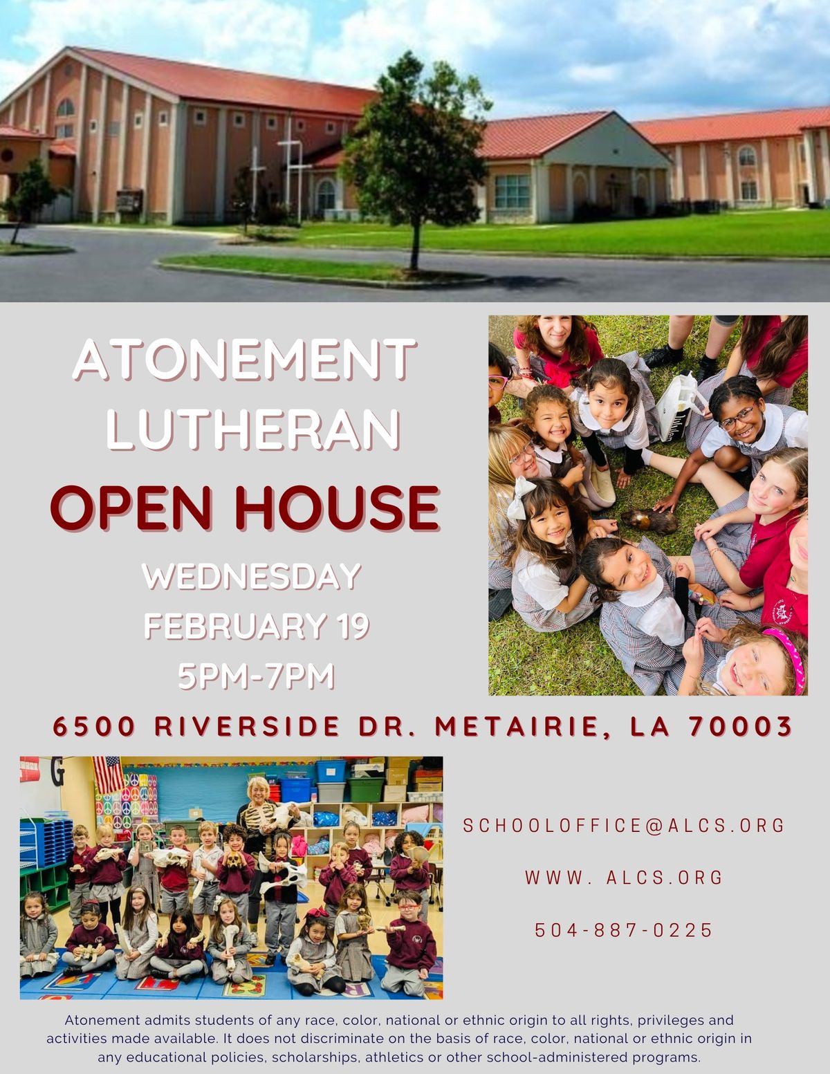 Open House at Atonement 2025