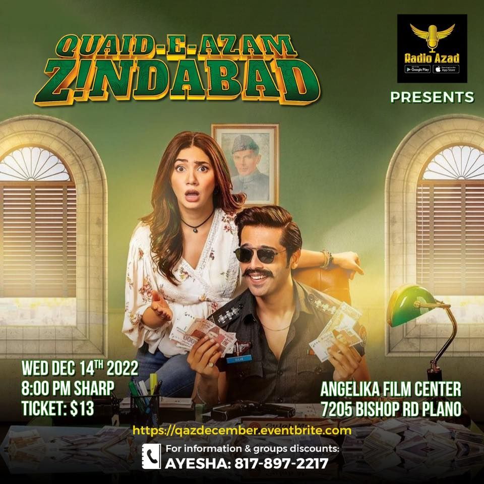 Radio Azad Radio Azad Presents the Screening of Quaid e Azam Zindabad, Angelika ...