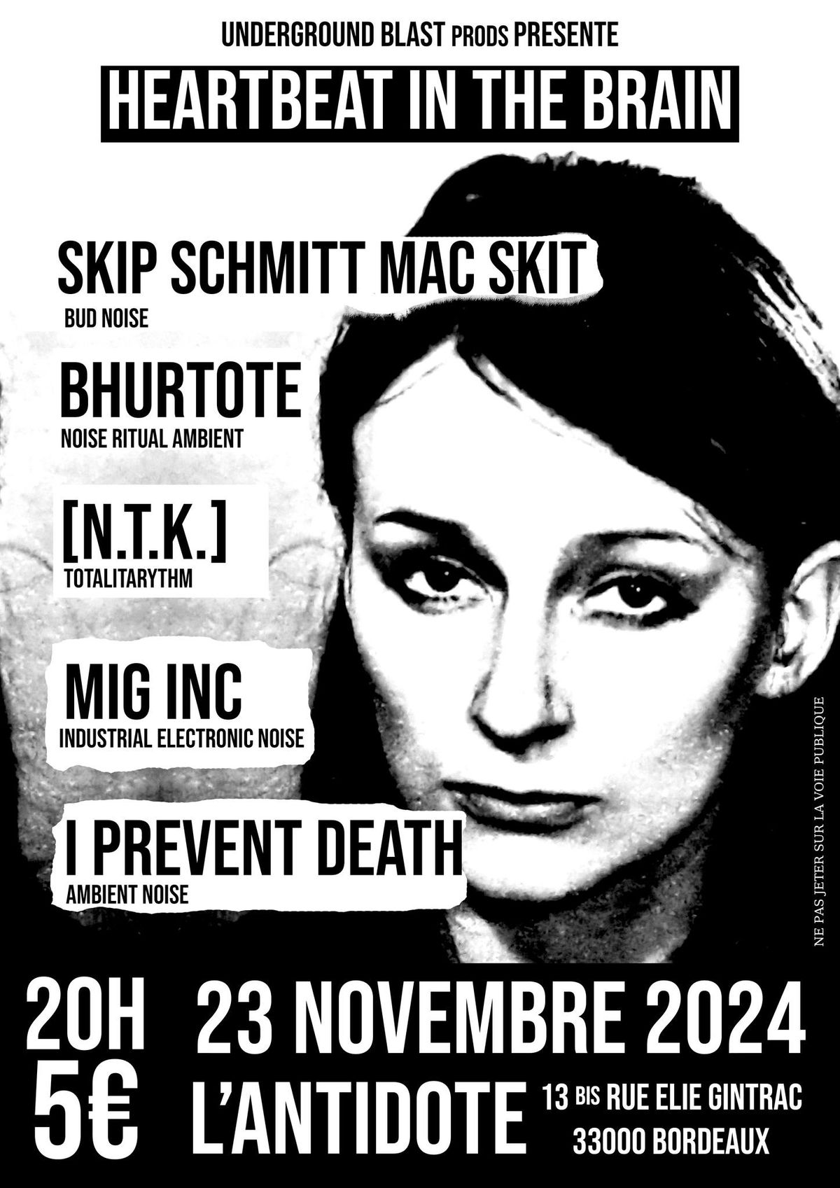 HEARTBEAT IN THE BRAIN - SKIP SCHMITT MAC SKIT + BHURTOTE + [N.T.K.] + MIG INC + I PREVENT DEATH