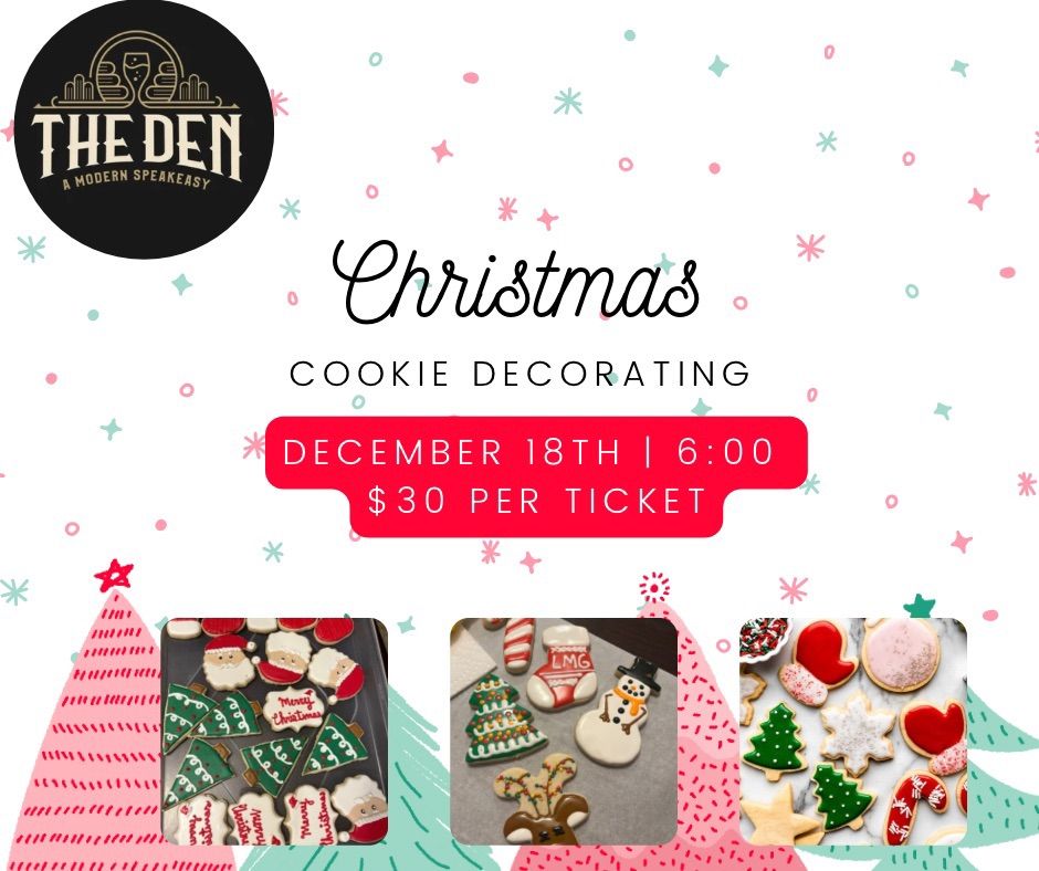 Christmas Cookie Decorating - At The Den 