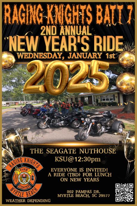 2ND ANNUAL NEW YEAR'S RIDE