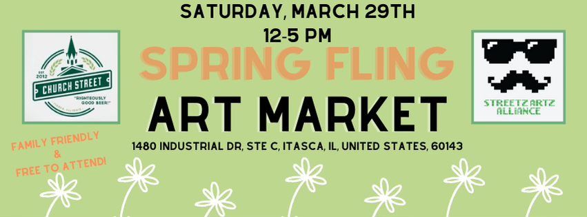 Spring Fling Art Market at Church Street Brewing