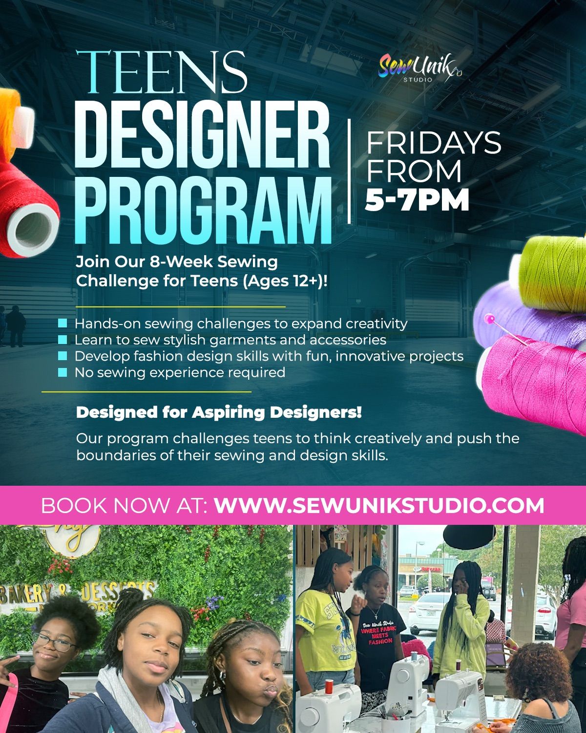 Teen Designer Camp (8-week session)