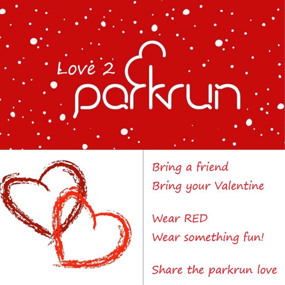 Valentine\u2019s Day at Chain of Lakes parkrun