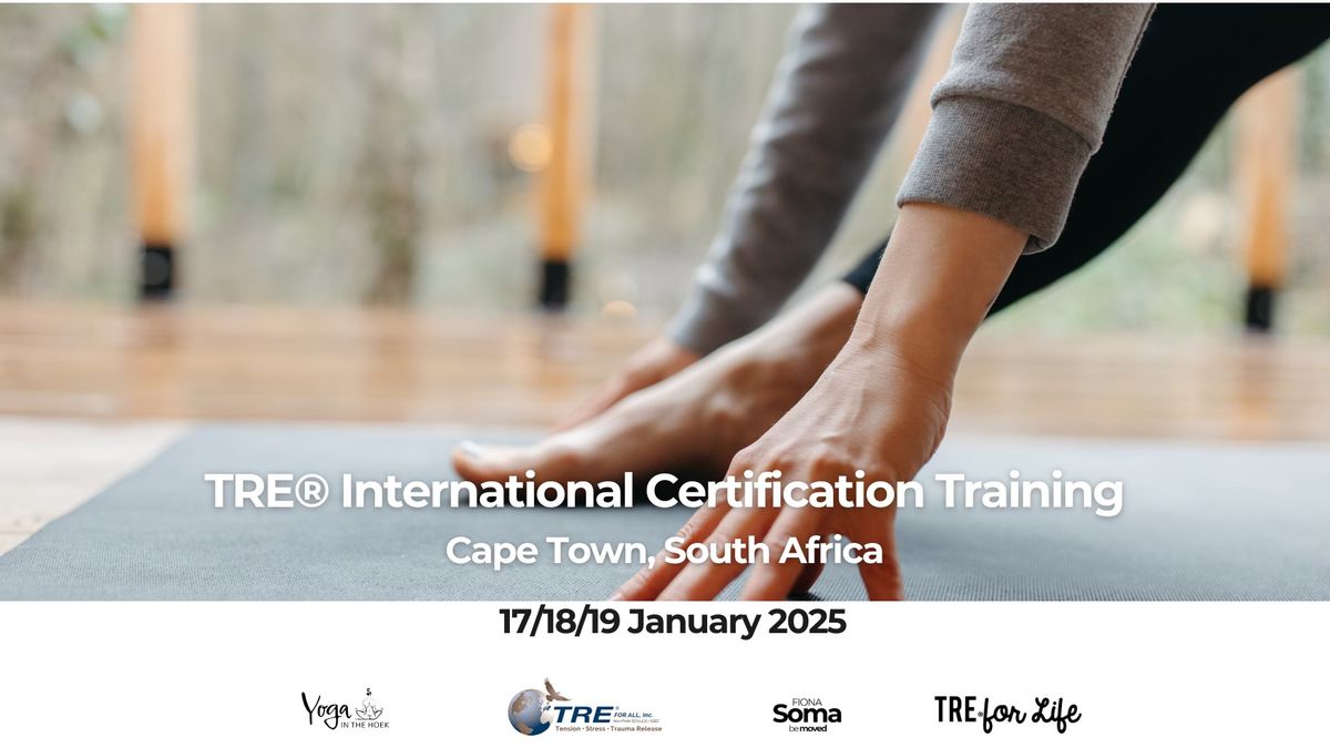 TRE\u00ae Global Certification Training - Cape Town, South Africa - 17\/18\/19 January 2025