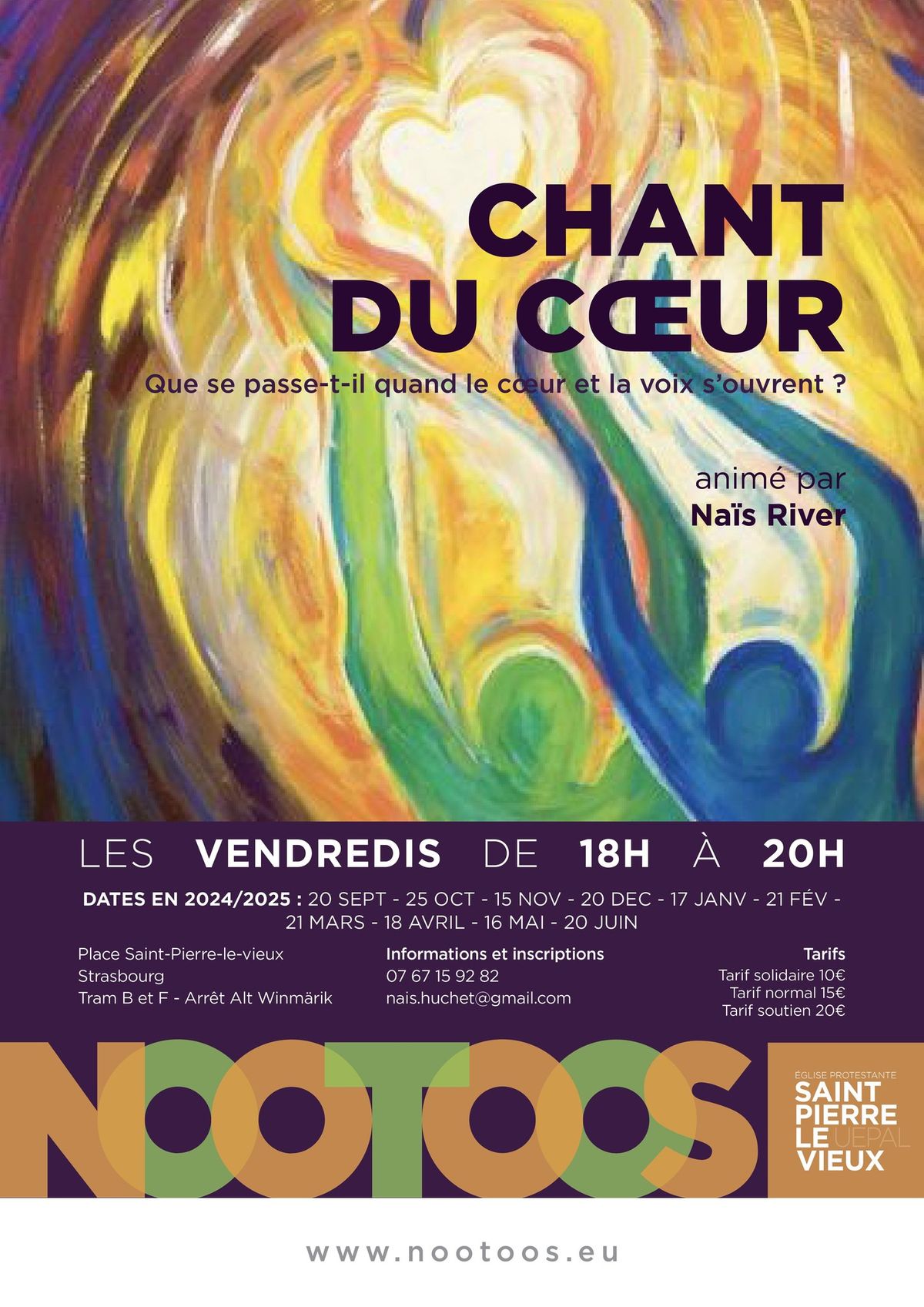 Atelier CHANT du COEUR \u00e0 NOOTOOS