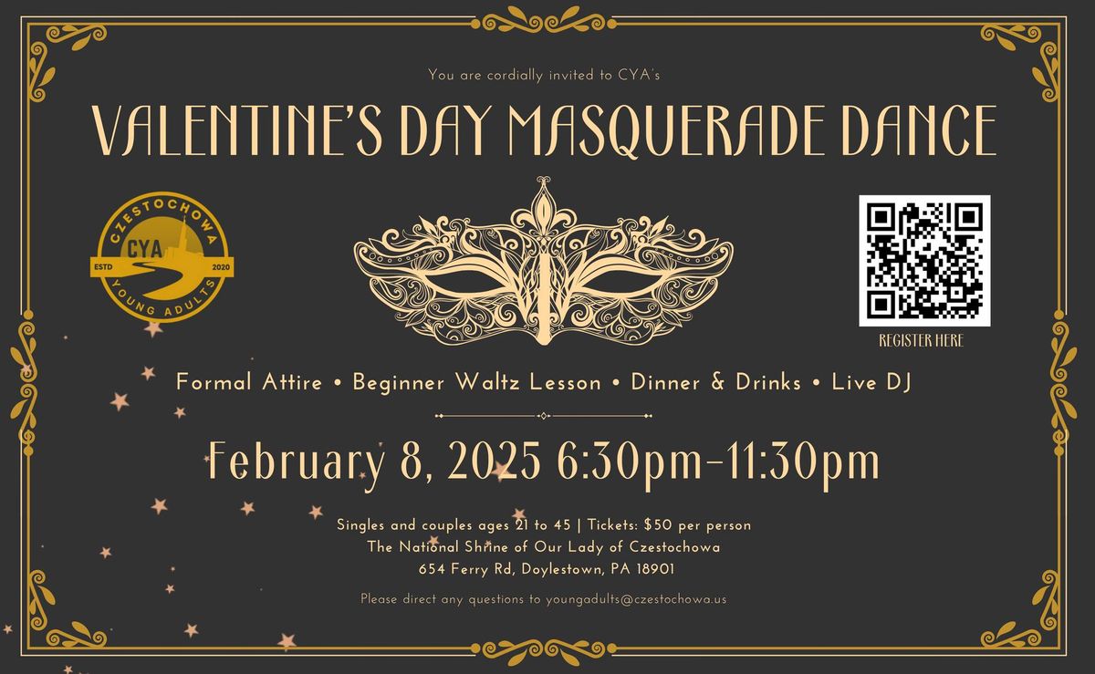 Valentine's Day Masquerade Dance