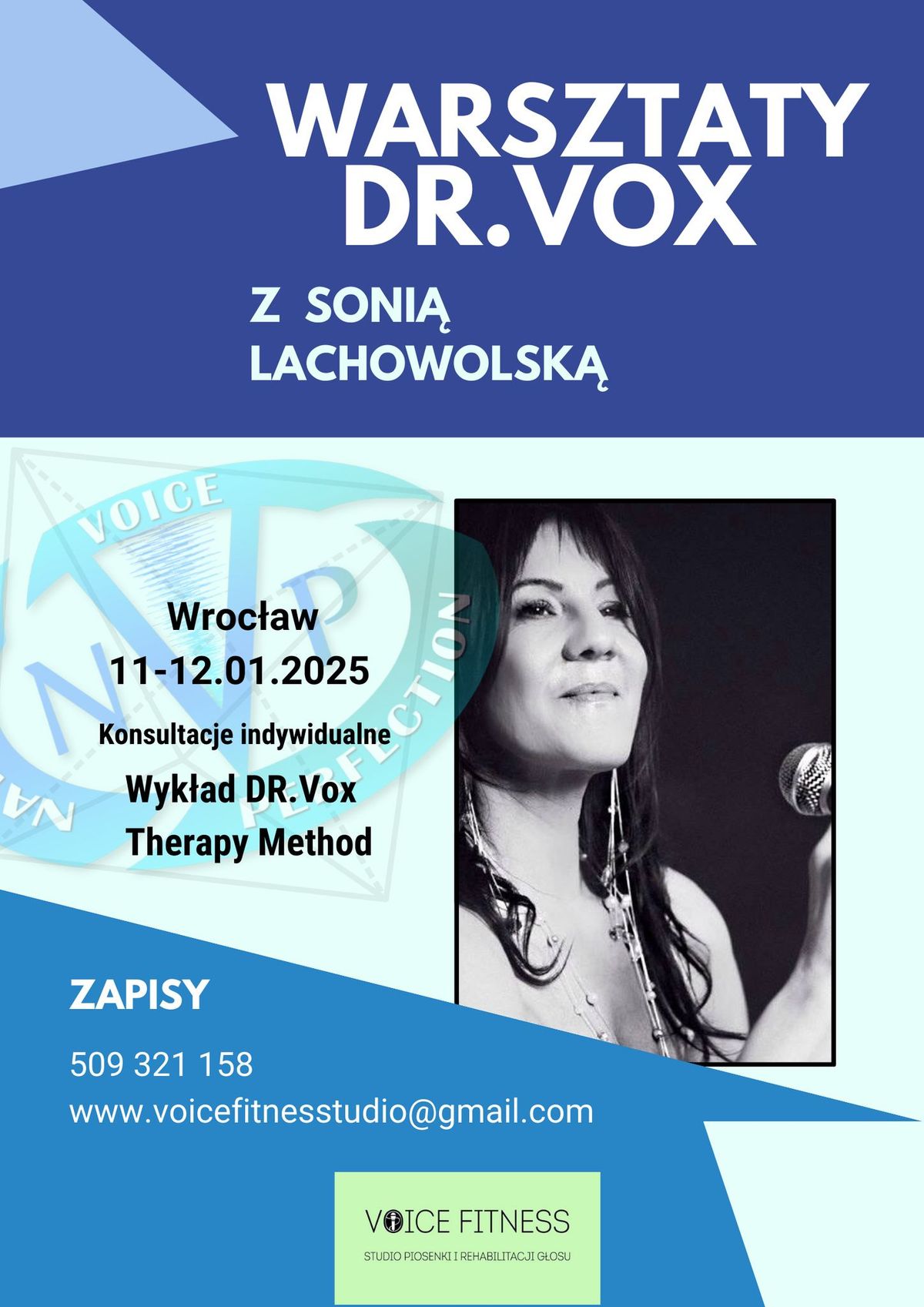 Warsztaty DR.VOX z Soni\u0105 Lachowolsk\u0105 we Wroc\u0142awiu