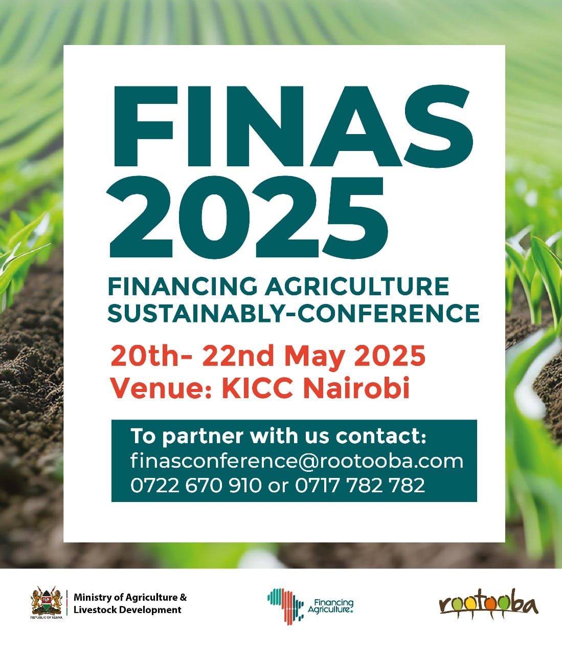 Financing Agriculture Sustainably Conference (FINAS 2025)