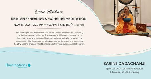 Onsite Meditation: Reiki Self-Healing & Gonging Meditation With Zarine