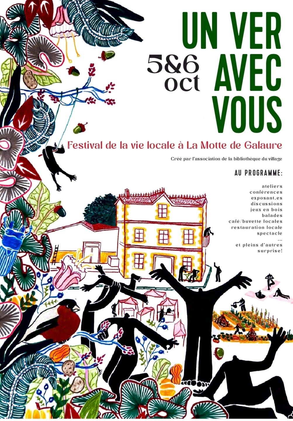 "un ver avec vous" Festival de la vie locale