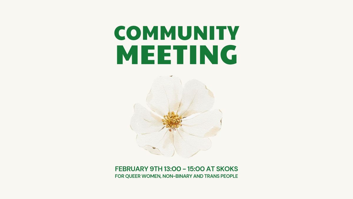 Community Meeting