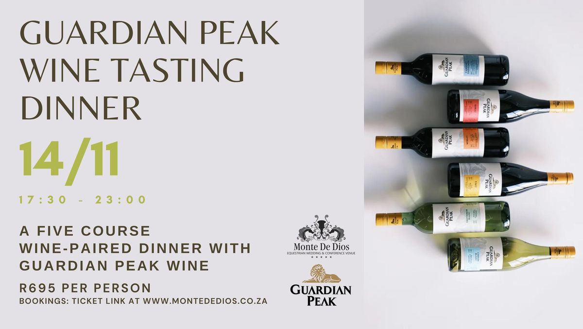 Monte de Dios and Guardian Peak Wine Paired Dinner 