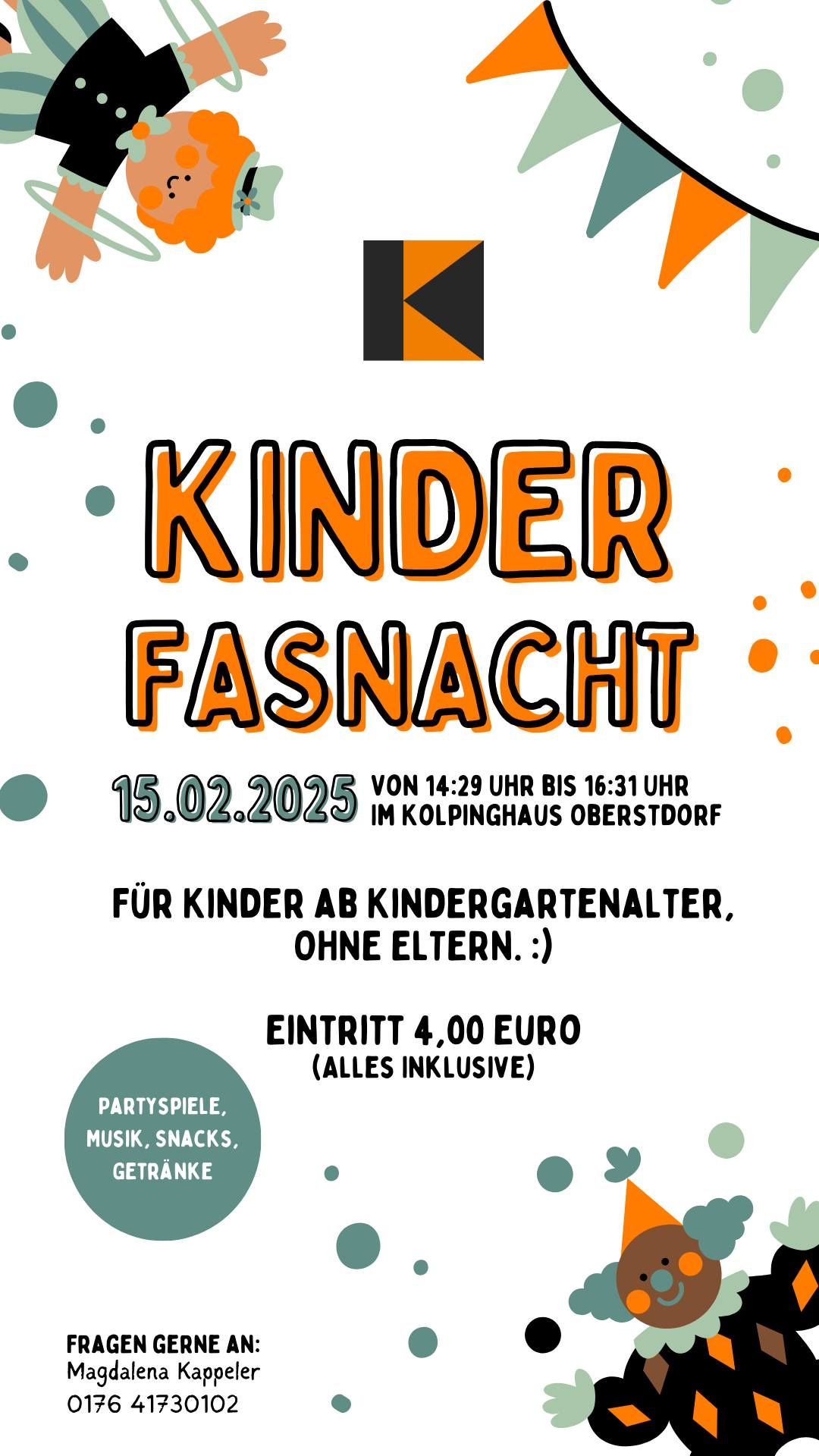 Kinderfasnacht im Kolpinghaus Oberstdorf