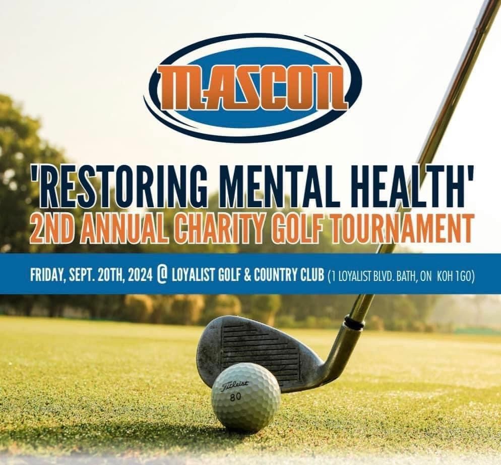 Mascon Restorations \u2018Restoring Mental Health\u2019 2nd Annual Charity Golf Tournament