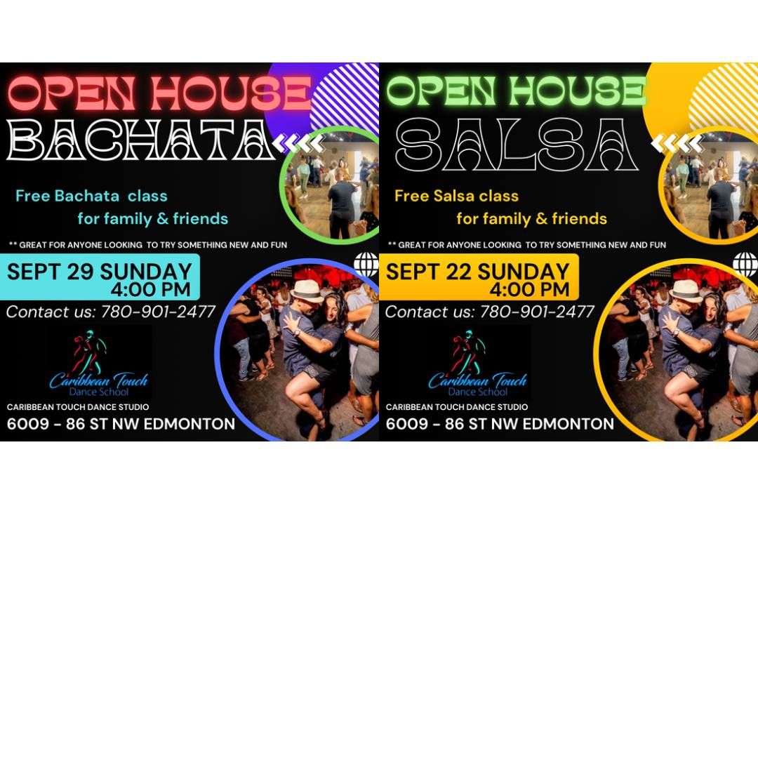 Open house salsa and bachata for family and friends ( 2 weekend  free session)