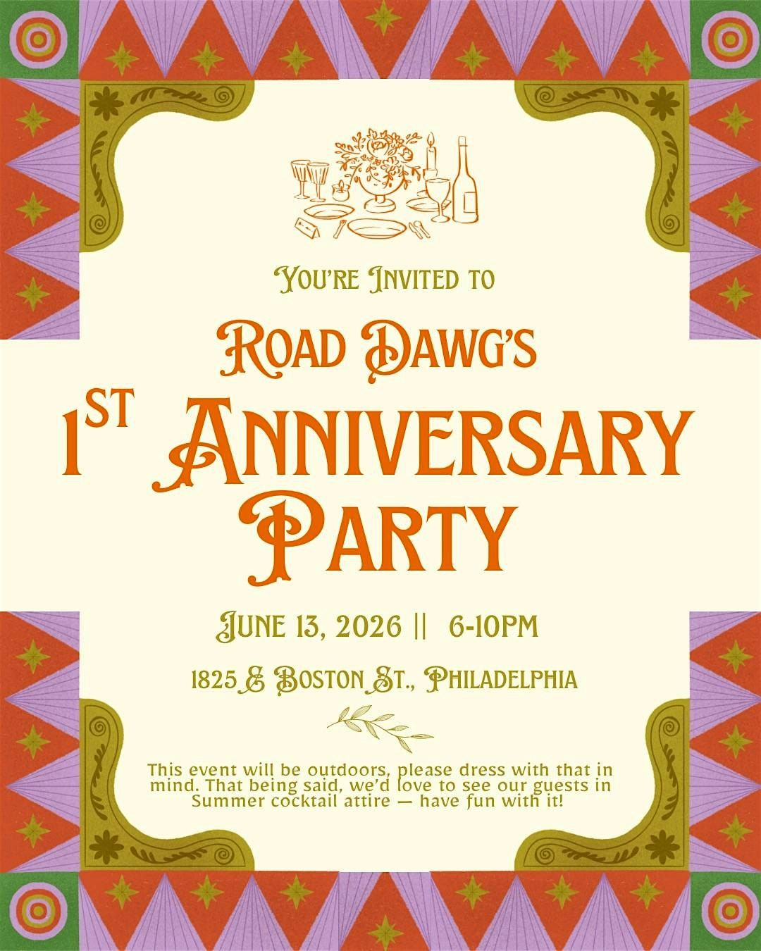 Road Dawg 1 Year Anniversary Party