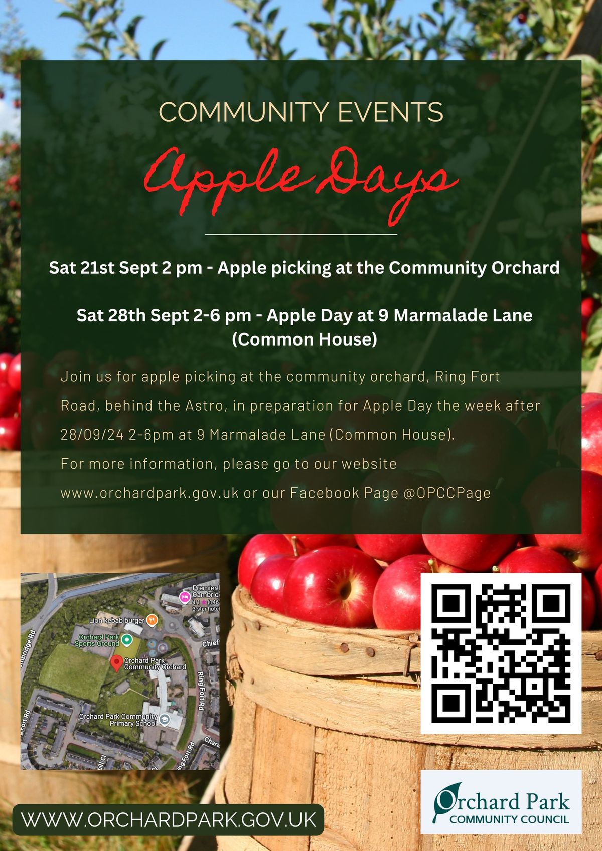 Orchard Park Community Apple Days - 2 events