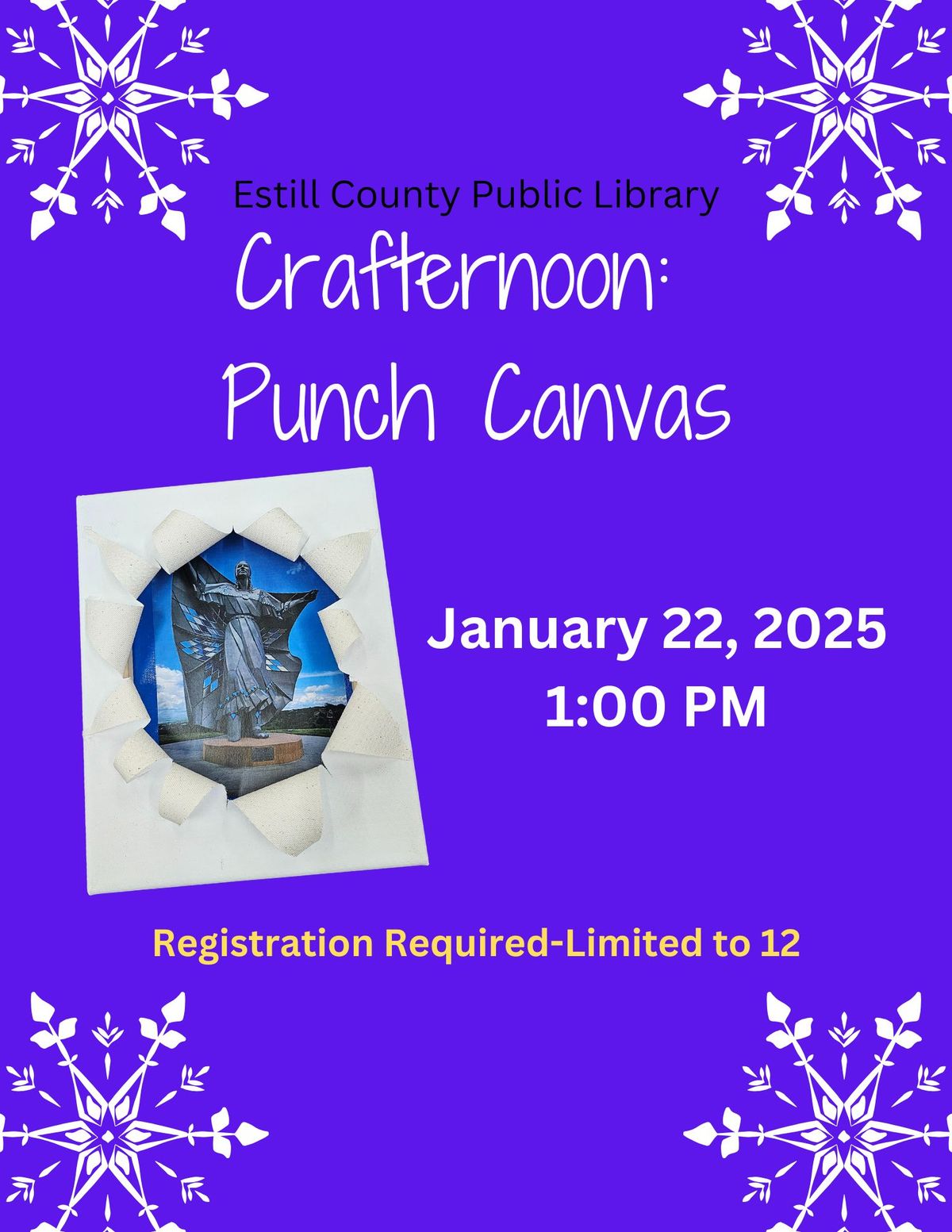 Crafternoon: Punch Canvas