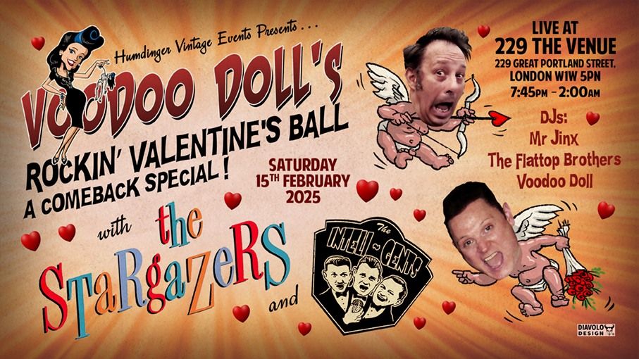 Voodoo Doll's Rockin' Valentine's Ball with The Stargazers & The Inteli-Gents