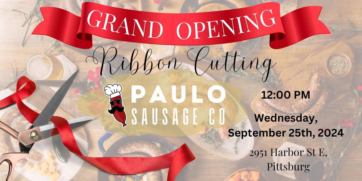 Paulo Sausage Co Ribbon Cutting