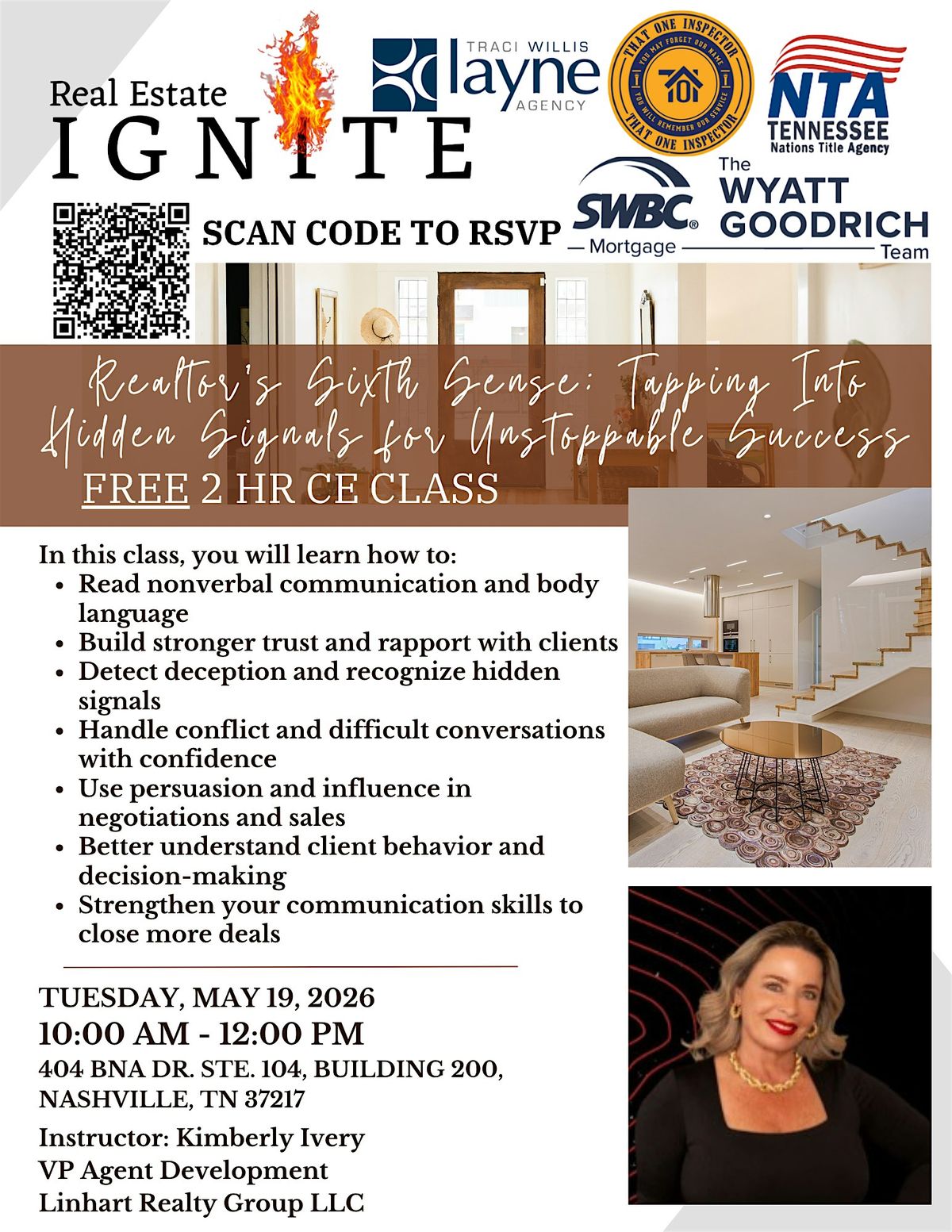 FREE 2 HOUR CE FOR REALTORS: Realtor's Sixth Sense