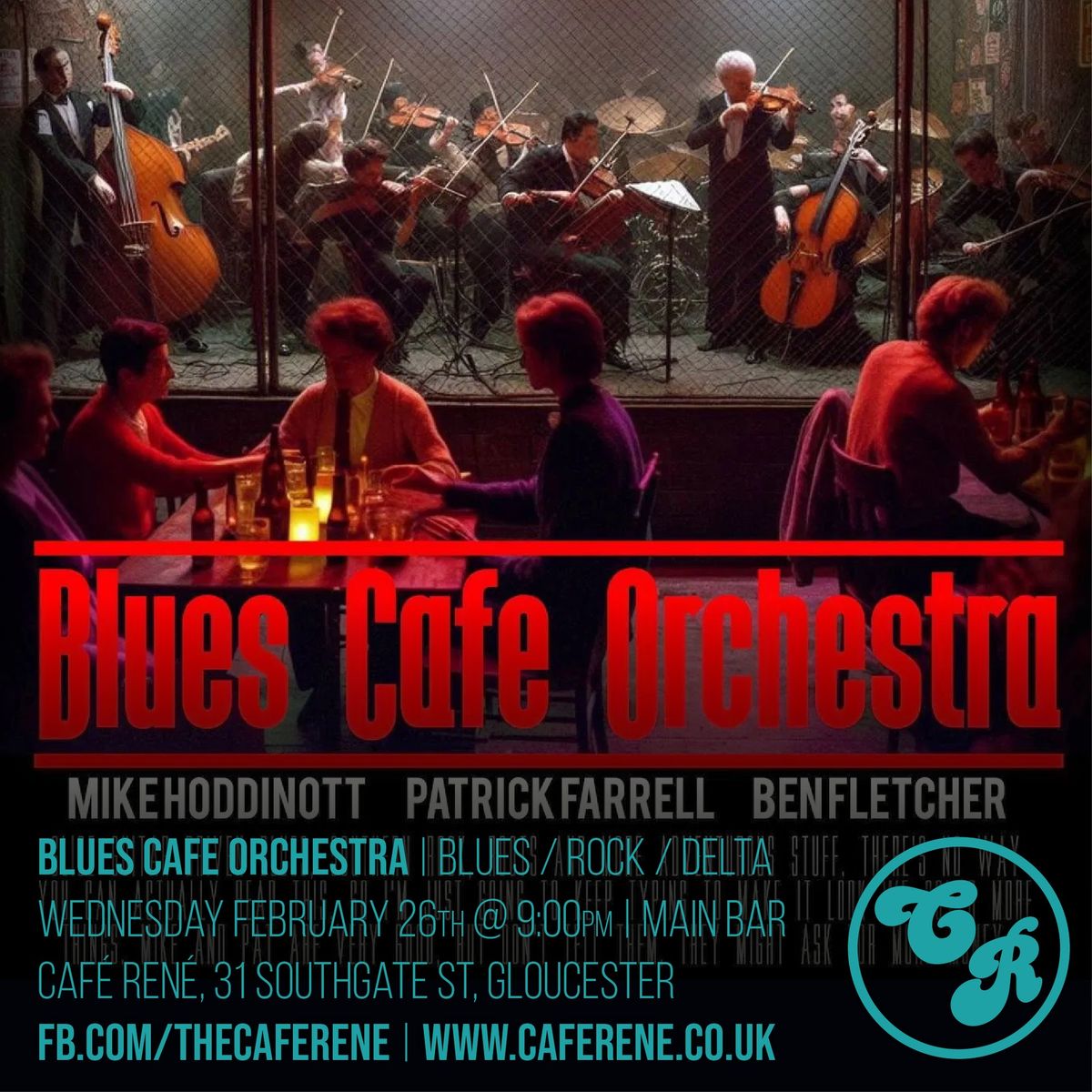 Blues Cafe Orchestra LIVE at Caf\u00e9 Ren\u00e9