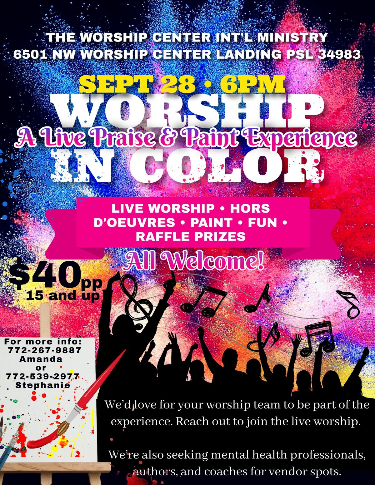 Worship in Color: A Live Praise & Paint Experience 