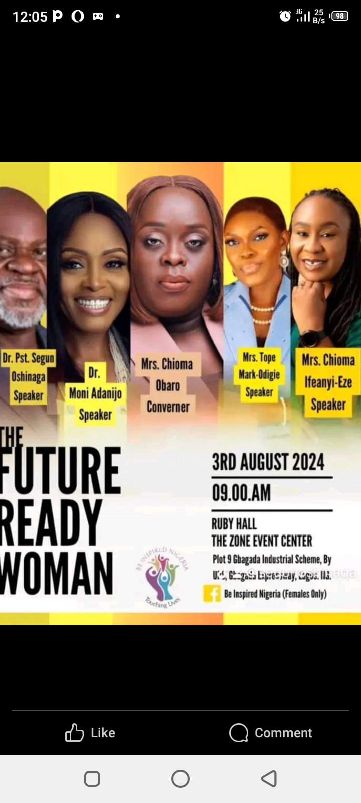 Be Inspired Nigeria Conference 2024