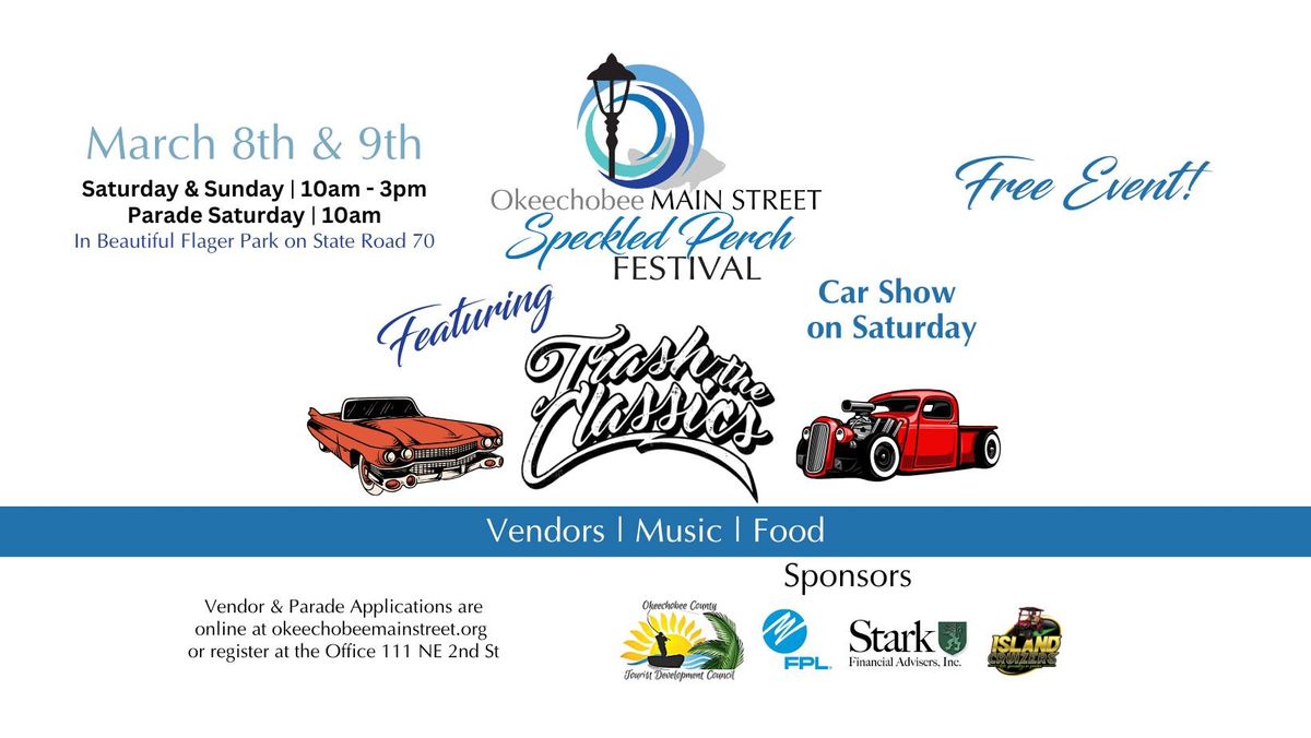 Speckled Perch Festival & Parade with a Car Show presented by Trash the Classics