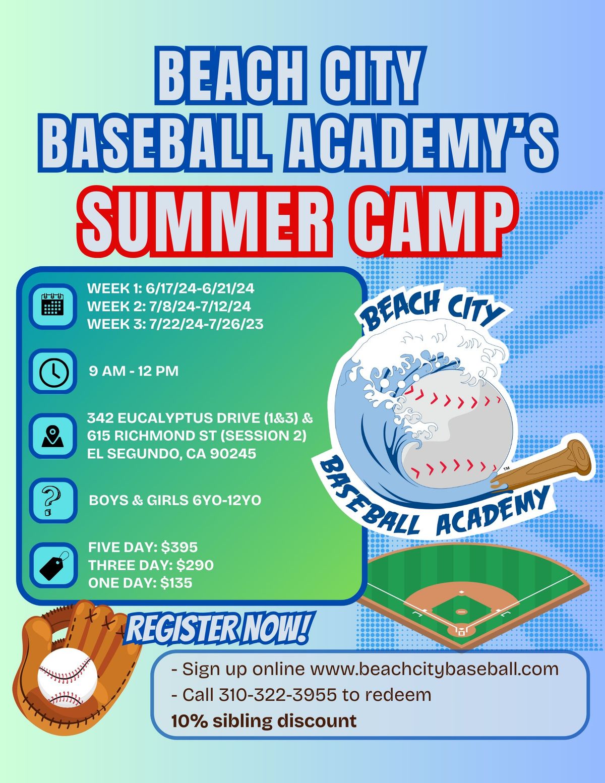 Beach City Baseball Summer Camp