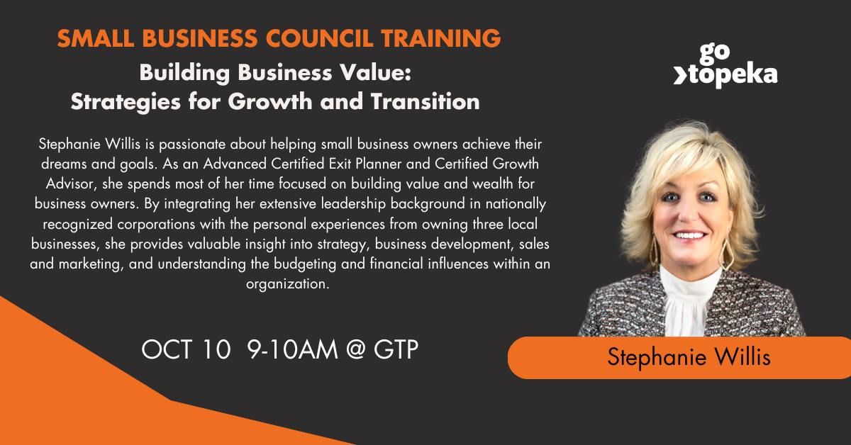 SBC Training Series : Building Business Value