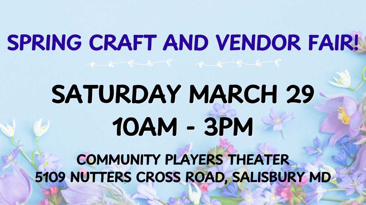 Spring Craft and Vendor Fair