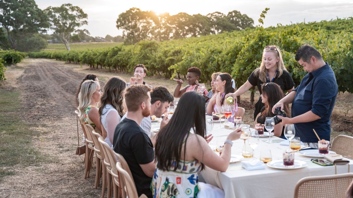 Harvest Table at Sunset - International Women's Day 