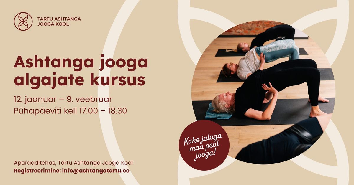 Ashtanga viny\u0101sa jooga algajate kursus (5x)