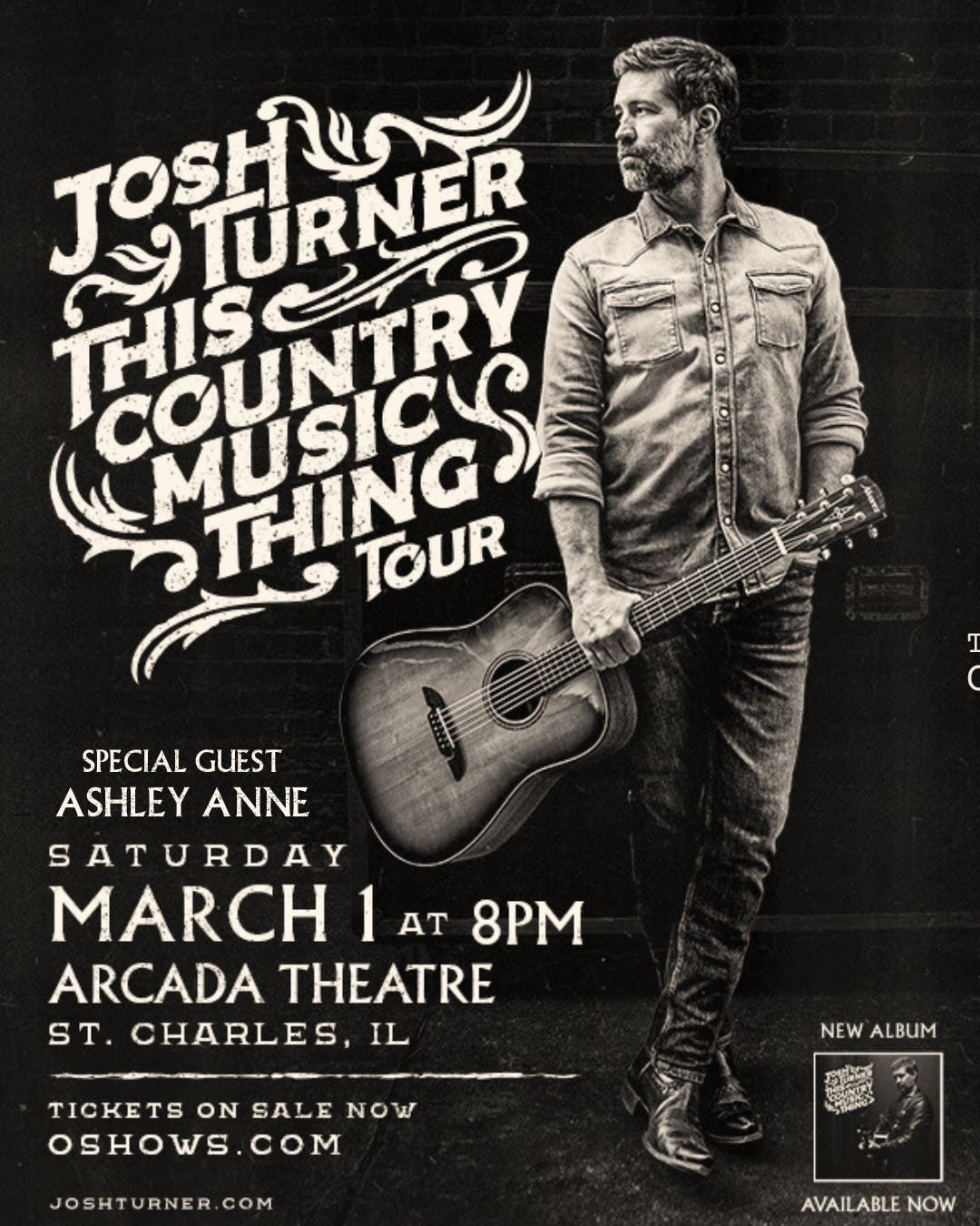 Josh Turner with Ashley Anne at Niswonger Performing Arts Center - TN