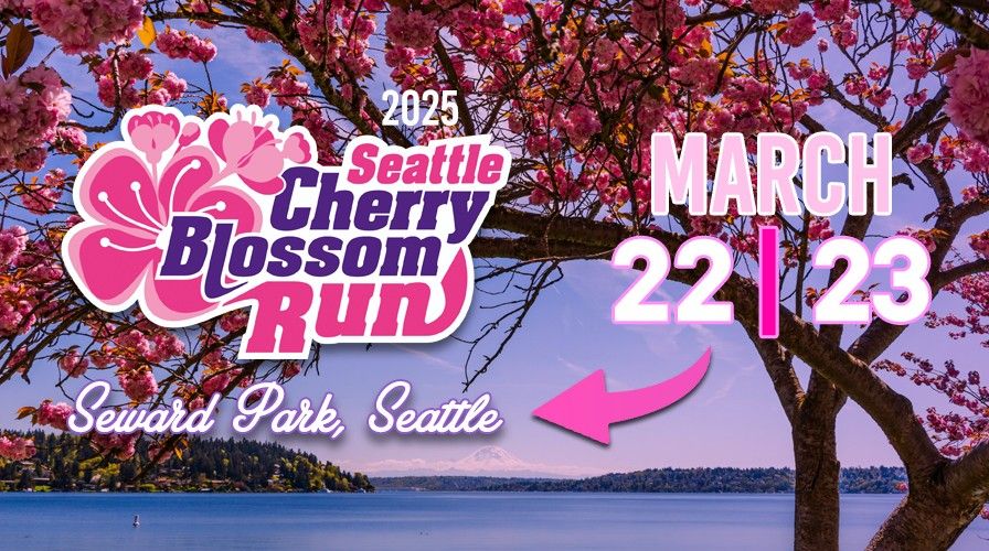 2025 Cherry Blossom Run 5K & 10K @ Seward Park!